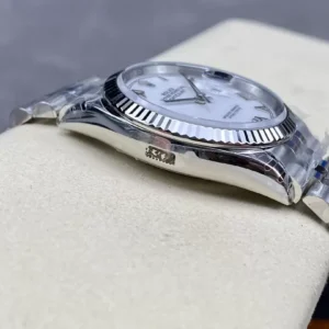 ROLEX DATEJUST BEST COPIES WATCH WHITE DIAL ROMAN HOURS VS FACTORY 36MM 3 ĐỒNG HỒ NAM ROLEX DATEJUST REPLICA CAO CẤP MẶT SỐ TRẮNG NIỀNG KHÍA 36MM