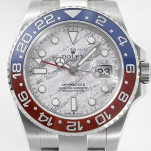 ĐỒNG HỒ NAM ROLEX GMT-MASTER ll REPLICA 1:1 MẶT THIÊN THẠCH GSF V4 40MM 1 ĐỒNG HỒ NAM ROLEX GMT-MASTER ll REPLICA 1:1 MẶT SỐ THIÊN THẠCH 40MM