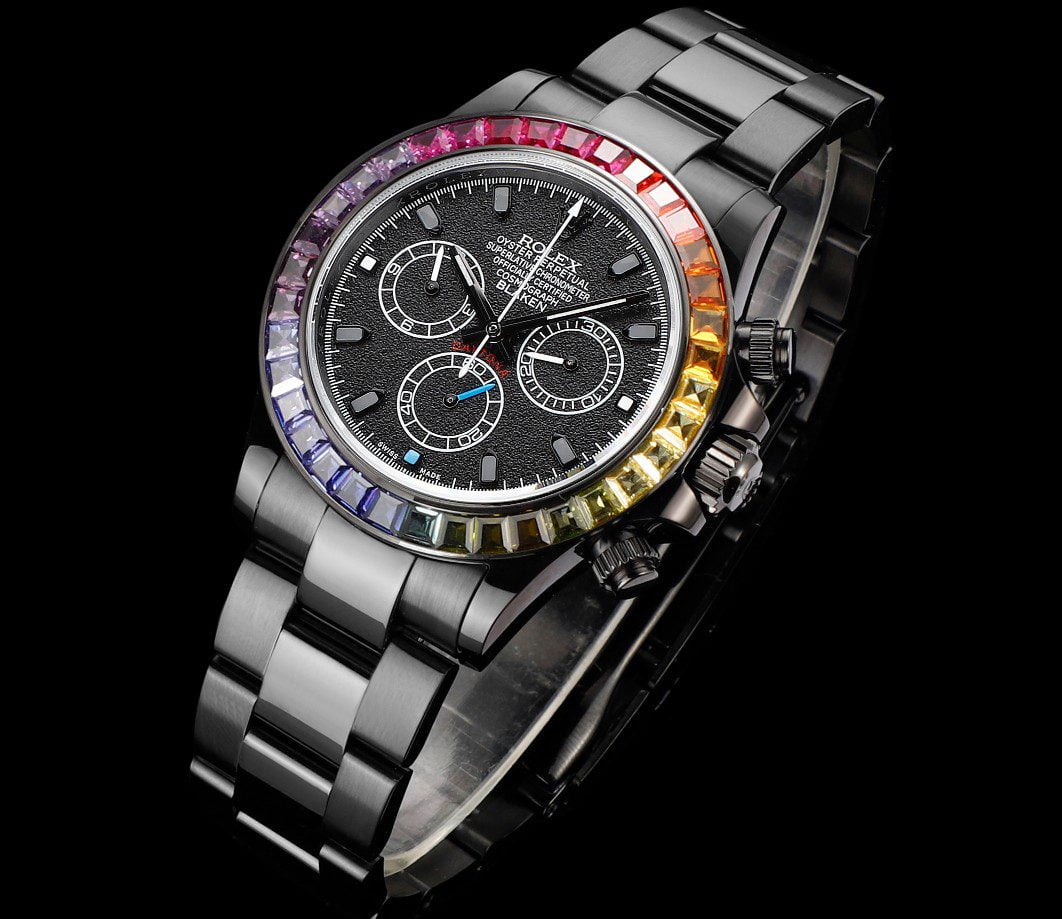 ĐỒNG HỒ NAM ROLEX DAYTONA REPLICA CAO CẤP MẶT SỐ ĐEN THIẾT KẾ 40MM ĐỒNG HỒ NAM ROLEX DAYTONA REPLICA CAO CẤP MẶT SỐ ĐEN THIẾT KẾ 40MM