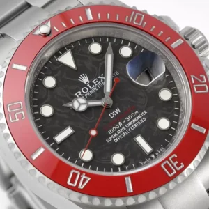 ROLEX SUBMARINER KNOCK OFF WATCHES RED CERAMIC BEZEL TITANIUM 40MM 1 ĐỒNG HỒ NAM ROLEX SUBMARINER REPLICA 1:1 BEZEL MÀU ĐỎ NỔI BẬT 40MM