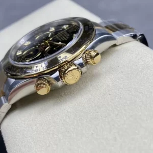 ĐỒNG HỒ NAM ROLEX DAYTONA CLEAN FACTORY REPLICA DÂY THÉP MẠ VÀNG 40MM 2 ĐỒNG HỒ NAM ROLEX DAYTONA CLEAN FACTORY REPLICA DÂY THÉP MẠ VÀNG 40MM