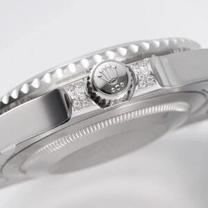 ĐỒNG HỒ NAM ROLEX GMT-MASTER ll REPLICA CAO CẤP MẶT SỐ ĐEN ĐÍNH ĐÁ 40MM 3 ĐỒNG HỒ NAM ROLEX GMT-MASTER ll REPLICA CAO CẤP MẶT SỐ ĐEN ĐÍNH ĐÁ 40MM