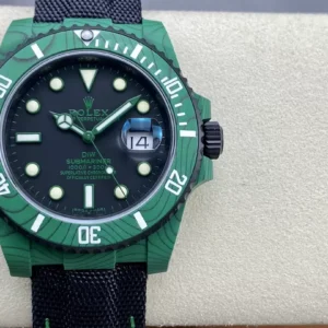 ĐỒNG HỒ NAM ROLEX SUBMARINER REPLICA CAO CẤP MẶT SỐ ĐEN VỎ XANH 40MM