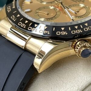 ĐỒNG HỒ NAM ROLEX DAYTONA REP CAO CẤP 6 KIM MẶT SỐ VÀNG NHÀ MÁY BT 40MM 1 ĐỒNG HỒ NAM ROLEX DAYTONA REP CAO CẤP 6 KIM MẶT SỐ VÀNG SANG TRỌNG 40MM