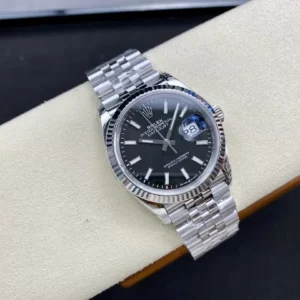 ĐỒNG HỒ NAM ROLEX DATEJUST REPLICA 1:1 MẶT SỐ ĐEN ĐƠN GIẢN CLEAN 36MM 1 ĐỒNG HỒ NAM ROLEX DATEJUST REPLICA 1:1 MẶT SỐ ĐEN ĐƠN GIẢN LỊCH SỰ 36MM