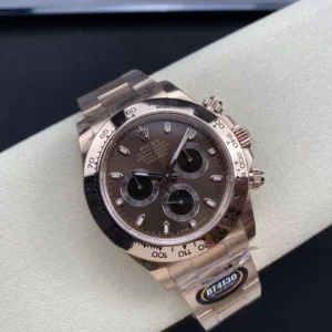 ĐỒNG HỒ NAM ROLEX DAYTONA REPLICA CAO CẤP MẶT SỐ NÂU CỌC SỐ DẠ QUANG BT 40MM 1 ĐỒNG HỒ NAM ROLEX DAYTONA REPLICA CAO CẤP MẶT SỐ NÂU CỌC SỐ DẠ QUANG 40MM