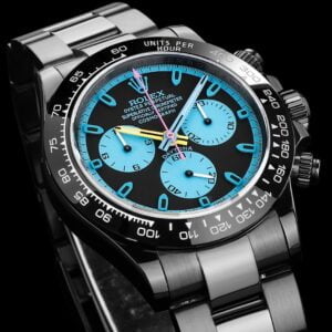 ĐỒNG HỒ NAM ROLEX DAYTONA REP CAO CẤP CỌC SỐ XANH BLAKEN 40MM 1 ĐỒNG HỒ NAM ROLEX DAYTONA REP CAO CẤP CỌC SỐ XANH TRẺ TRUNG 40MM
