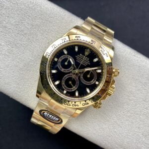 ĐỒNG HỒ NAM ROLEX DAYTONA REPLICA CAO CẤP DÂY ĐEO VÀNG GOLD BTF 40MM 1 ĐỒNG HỒ NAM ROLEX DAYTONA REPLICA CAO CẤP DÂY ĐEO VÀNG GOLD 40MM