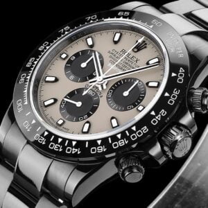 ĐỒNG HỒ NAM ROLEX DAYTONA REP CAO CẤP CỌC SỐ HAI MÀU ĐEN TRẮNG 40MM 2 ĐỒNG HỒ NAM ROLEX DAYTONA REP CAO CẤP CỌC SỐ HAI MÀU ĐEN TRẮNG 40MM