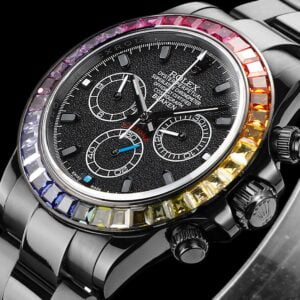 ĐỒNG HỒ NAM ROLEX DAYTONA REPLICA CAO CẤP MẶT SỐ ĐEN DIW 40MM 1 ĐỒNG HỒ NAM ROLEX DAYTONA REPLICA CAO CẤP MẶT SỐ ĐEN THIẾT KẾ 40MM