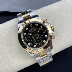 ĐỒNG HỒ NAM ROLEX DAYTONA CLEAN FACTORY REPLICA DÂY THÉP MẠ VÀNG 40MM 1 ĐỒNG HỒ NAM ROLEX DAYTONA CLEAN FACTORY REPLICA DÂY THÉP MẠ VÀNG 40MM