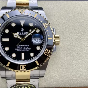 ĐỒNG HỒ NAM ROLEX SUBMARINER REPLICA CAO CẤP THÉP 904L MẠ VÀNG 41MM