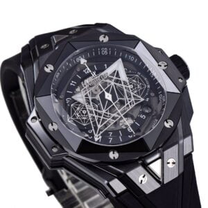 ĐỒNG HỒ NAM HUBLOT BIG BANG REP CAO CẤP SANG BLEU 2 45MM 3 ĐỒNG HỒ NAM HUBLOT BIGBANG REP CAO CẤP MẶT SÔ THIẾT KẾ GÓC CẠNH 45MM