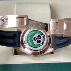 ĐỒNG HỒ NAM ROLEX DAYTONA REPLICA 1:1 BEZEL ĐEN VỎ VÀNG HỒNG BT 40MM 5 ĐỒNG HỒ NAM ROLEX DAYTONA REPLICA 1:1 BEZEL ĐEN VỎ VÀNG HỒNG 40MM