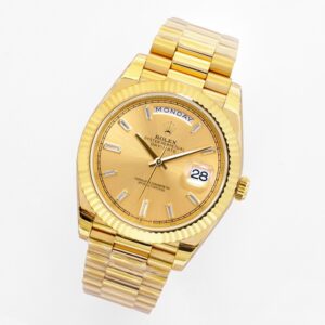 ĐỒNG HỒ NAM ROLEX DAY-DATE REPLICA 1:1 FULL VÀNG CỌC SỐ ĐÍNH ĐÁ EWF 40MM 1 ĐỒNG HỒ NAM ROLEX DAT-DATE REPLICA 1:1 FULL VÀNG CỌC SỐ ĐÍNH ĐÁ 40MM