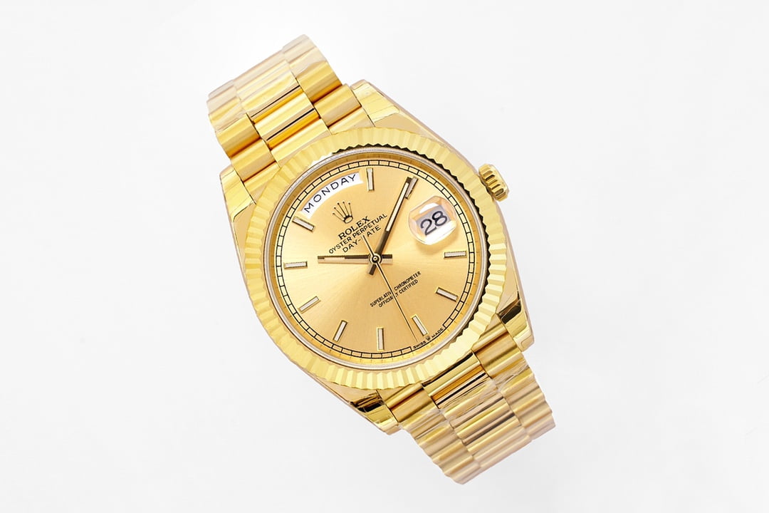 ĐỒNG HỒ NAM ROLEX DAT-DATE REP CAO CẤP FULL VÀNG LỊCH SỰ ĐẲNG CẤP 40MM ĐỒNG HỒ NAM ROLEX DAT-DATE REP CAO CẤP FULL VÀNG LỊCH SỰ ĐẲNG CẤP 40MM