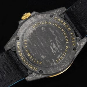 ĐỒNG HỒ NAM ROLEX SEA - DWELLER REPLICA FULL CARBON DIW 43MM 5 ĐỒNG HỒ NAM ROLEX SEA - DWELLER REPLICA MẶT SỐ THIẾT KẾ VÂN CARBON 43MM