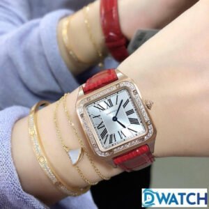 ĐỒNG HỒ ĐÔI CARTIER SANTOS SUPER FAKE NHÀ MÁY F1 DÂY ĐA ĐÍNH ĐÁ 27.5-43.5MM 5 ĐỒNG HỒ ĐÔI CARTIER SANTOS SUPER FAKE NHÀ MÁY F1 DÂY ĐA ĐÍNH ĐÁ 27.5-43.5MM