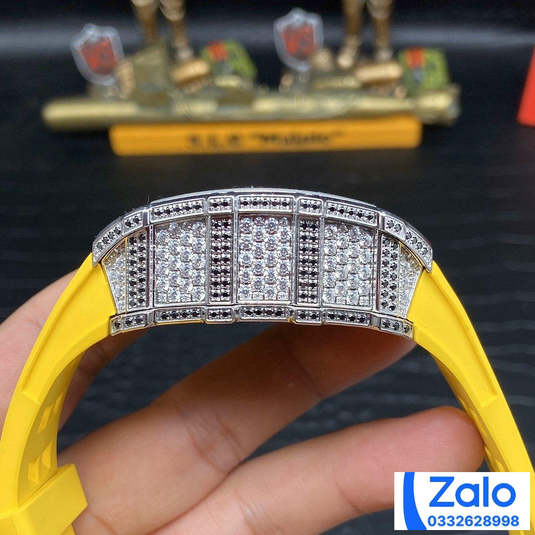 ĐỒNG HỒ NAM RICHARD MILLE RM11-03 REPLICA CAO CẤP NHÀ MÁY Z ĐÍNH ĐÁ 44MM ĐỒNG HỒ NAM RICHARD MILLE RM11-03 REPLICA CAO CẤP NHÀ MÁY Z ĐÍNH ĐÁ 44MM