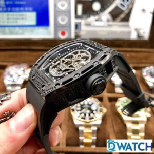 ĐỒNG HỒ NAM RICHARD MILLE RM052-01 SUPER FAKE MẶT SỐ ĐÍNH FULL ĐÁ ĐEN 43MM 2 ĐỒNG HỒ NAM RICHARD MILLE RM052-01 SUPER FAKE MẶT SỐ ĐÍNH FULL ĐÁ ĐEN 43MM