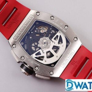 ĐỒNG HỒ NAM RICHARD MILLE RM011 REPLICA 11 NHÀ MÁY KV ĐAY ĐEO ĐỎ 40MM 5 ĐỒNG HỒ NAM RICHARD MILLE RM011 REPLICA 11 NHÀ MÁY KV ĐAY ĐEO ĐỎ 40MM