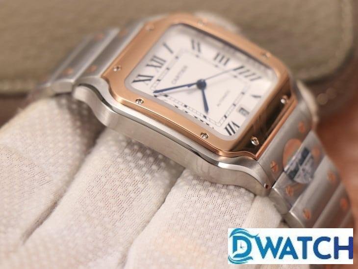 ĐỒNG HỒ NAM CARTIER SANTOS WSSA0009 REPLICA CAO CẤP NHÀ MÁY BV VÀNG HỒNG 40MM ĐỒNG HỒ NAM CARTIER SANTOS WSSA0009 REPLICA CAO CẤP NHÀ MÁY BV VÀNG HỒNG 40MM