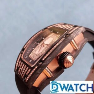 ĐỒNG HỒ NỮ RICHARD MILLE RM007-1 FAKE CAO CẤP MẶT TRẮNG ĐÍNH ĐÁ VÀNG HỒNG 36MM 2 ĐỒNG HỒ NỮ RICHARD MILLE RM007-1 FAKE CAO CẤP MẶT TRẮNG ĐÍNH ĐÁ VÀNG HỒNG 36MM