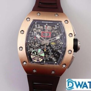 ĐỒNG HỒ NAM RICHARD MILLE RM011 REPLICA 11 NHÀ MÁY KV DÂY CAO SU NÂU 40MM 2 ĐỒNG HỒ NAM RICHARD MILLE RM011 REPLICA 11 NHÀ MÁY KV DÂY CAO SU NÂU 40MM