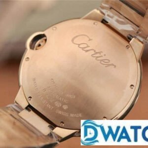 CARTIER BALLON BLEU DE CARTIER WE9009Z3 BEST COPIES WATCHES RHINESTONE GEM FULL ROSE GOLD CASE TW FACTORY 42MM 4 ĐỒNG HỒ NAM CARTIER BALLON BLEU DE CARTIER WE9009Z3 FAKE CAO CẤP NHÀ MÁY TW 42MM