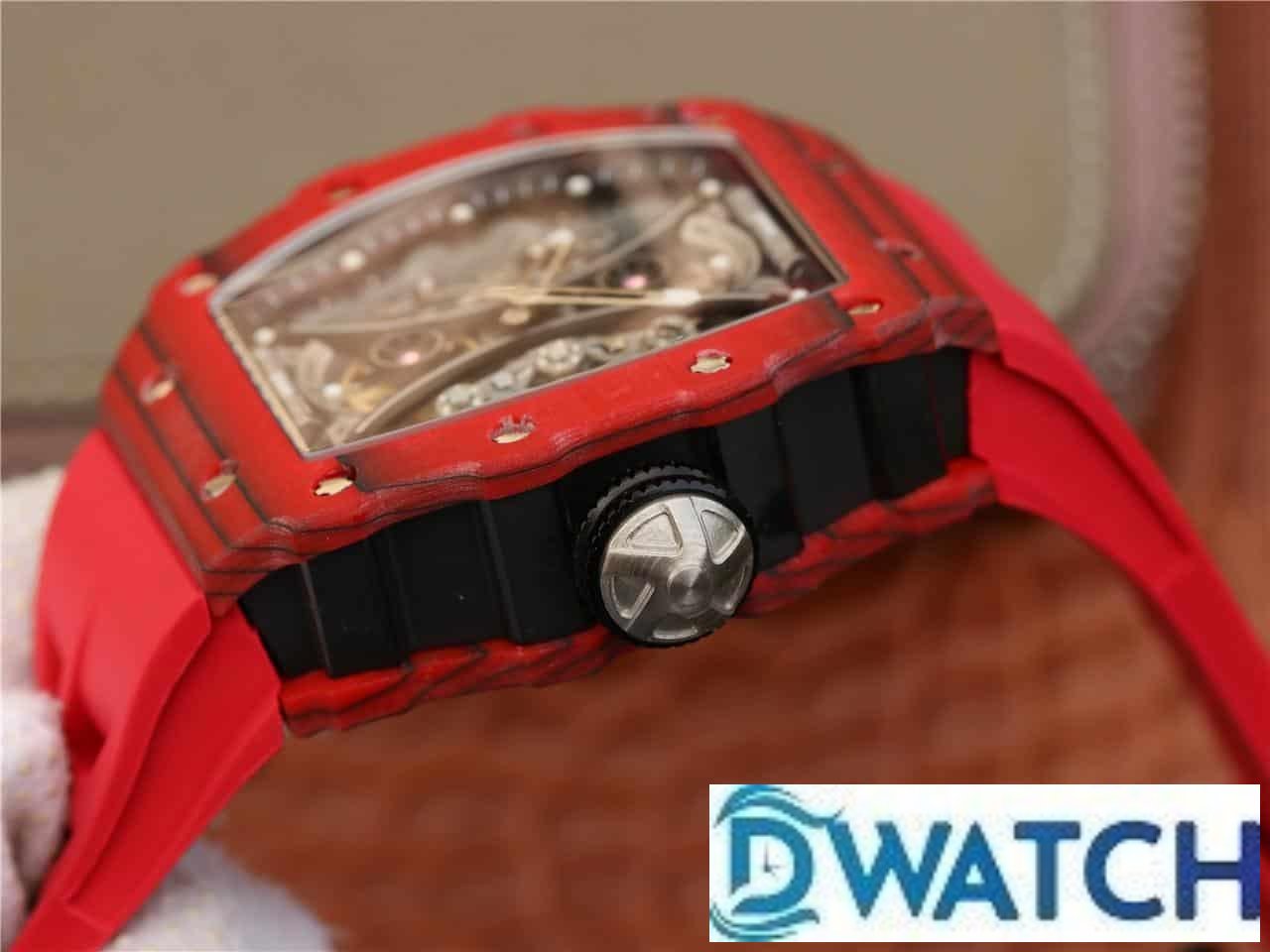 ĐỒNG HỒ NAM RICHARD MILLE RM53-01 FAKE CAO CẤP NHÀ MÁY TPT DÂY ĐỎ NÚM ĐEN 44MM ĐỒNG HỒ NAM RICHARD MILLE RM53-01 FAKE CAO CẤP NHÀ MÁY TPT DÂY ĐỎ NÚM ĐEN 44MM