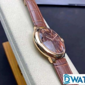 CARTIER BALLON BLEU WSBB0003 COPIES WATCHES BROWN DIAL LEATHER STRAP V6 FACTORY 42MM 2 ĐỒNG HỒ NAM CARTIER BALLON BLEU WSBB0003 FAKE NHÀ MÁY V6 DÂY DA 42MM