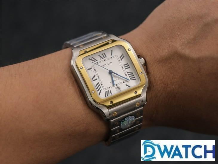 ĐỒNG HỒ NAM CARTIER SANTOS W2SA0006 REPLICA CAO CẤP NHÀ MÁY BV VÀNG GOLD 40MM ĐỒNG HỒ NAM CARTIER SANTOS W2SA0006 REPLICA CAO CẤP NHÀ MÁY BV VÀNG GOLD 40MM