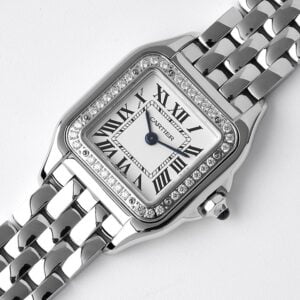 CARTIER PANTHÈRE W4PN0007 REPLICA WATCHES RHINESTONE 22X30MM 1 ĐỒNG HỒ NỮ CARTIER PANTHÈRE W4PN0007 FAKE 1:1 NHÀ MÁY BV ĐÍNH ĐÁ 22X30MM