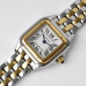 CARTIER PANTHÈRE W2PN0006 TWO TONE COPIES WATCHES BV 22X30MM 1 ĐỒNG HỒ NỮ CARTIER PANTHÈRE W2PN0006 FAKE CAO CẤP NHÀ MÁY BV DEMI 22X30MM