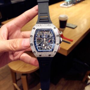 ĐỒNG HỒ NAM RICHARD MILLE RM011 REPLICA 11 NHÀ MÁY Z ĐÍNH FULL ĐÁ 44MM 1 ĐỒNG HỒ NAM RICHARD MILLE RM011 REPLICA 11 NHÀ MÁY Z ĐÍNH FULL ĐÁ 44MM