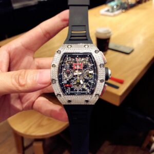 ĐỒNG HỒ NAM RICHARD MILLE RM011 REPLICA NHÀ MÁY Z ĐÍNH ĐÁ DÂY CAO SU 44MM 1 ĐỒNG HỒ NAM RICHARD MILLE RM011 REPLICA NHÀ MÁY Z ĐÍNH ĐÁ DÂY CAO SU 44MM