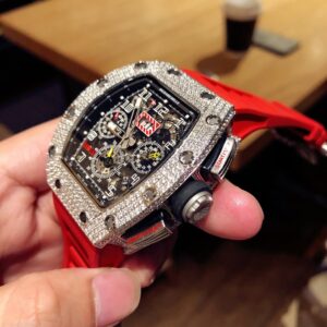 ĐỒNG HỒ NAM RICHARD MILLE RM011 REPLICA CAO CẤP NHÀ MÁY Z DÂY ĐEO ĐỎ 44MM 3 ĐỒNG HỒ NAM RICHARD MILLE RM011 REPLICA CAO CẤP NHÀ MÁY Z DÂY ĐEO ĐỎ 44MM