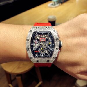 ĐỒNG HỒ NAM RICHARD MILLE RM011 REPLICA CAO CẤP NHÀ MÁY Z DÂY ĐEO ĐỎ 44MM 6 ĐỒNG HỒ NAM RICHARD MILLE RM011 REPLICA CAO CẤP NHÀ MÁY Z DÂY ĐEO ĐỎ 44MM
