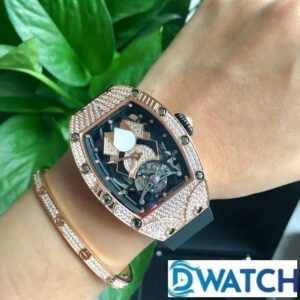 ĐỒNG HỒ NỮ RICHARD MILLE RM71-01 FAKE CAO CẤP ĐÍNH ĐÁ HAI MÀU NỔI BẬT 34MM 6 ĐỒNG HỒ NỮ RICHARD MILLE RM71-01 FAKE CAO CẤP ĐÍNH ĐÁ HAI MÀU NỔI BẬT 34MM