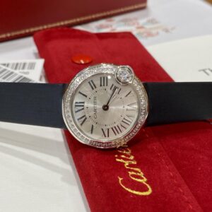 CARTIER BALLON BLANC W4BL0003 LUXURY REPLICA WATCHES RHINESTONE GEM DR FACTORY 30MM 2 ĐỒNG HỒ NỮ CARTIER BALLON BLANC W4BL0003 FAKE CAO CẤP NHÀ MÁY DR FACTORY 30MM