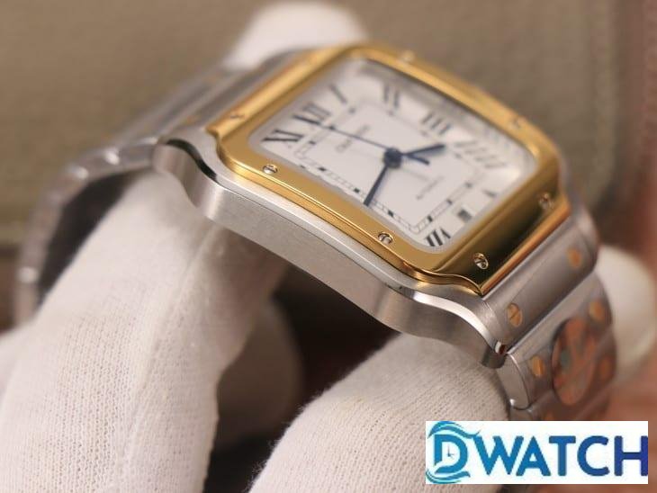 ĐỒNG HỒ NAM CARTIER SANTOS W2SA0006 REPLICA CAO CẤP NHÀ MÁY BV VÀNG GOLD 40MM ĐỒNG HỒ NAM CARTIER SANTOS W2SA0006 REPLICA CAO CẤP NHÀ MÁY BV VÀNG GOLD 40MM
