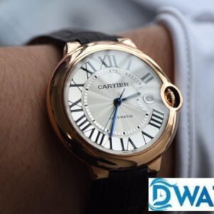 CARTIER BALLON BLEU WGBB0017 REPLICA WATCHES WHITE DIAL ROSE GOLD CASE V6 FACTORY 42MM 5 ĐỒNG HỒ NAM CARTIER BALLON BLEU WGBB0017 FAKE 1:1 NHÀ MÁY V6 VÀNG HỒNG 42MM