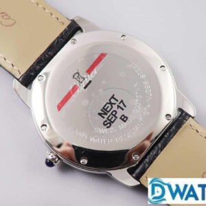 CARTIER RONDE SOLO W6700255 REPLICA WATCHES WHITE DIAL BLACK LEATHER STRAP K11 FACTORY 36MM 4 ĐỒNG HỒ NAM CARTIER RONDE SOLO W6700255 FAKE 1:1 NHÀ MÁY K11 HAI KIM 36MM