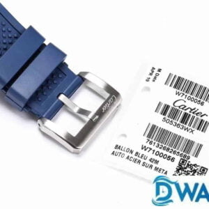 CARTIER CALIBER DE CARTIER WSCA0010 REPLICA WATCHES BLUE DIAL STAINLESS STEEL RUBBER STRAP F5 FACTORY 42MM 5 ĐỒNG HỒ NAM CARTIER CALIBER DE CARTIER W7100056 FAKE 1:1 NHÀ MÁY F5 MÀU XANH 42MM