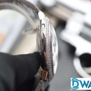 CARTIER BALLON BLEU REPLICA WATCHES RHINESTONE GEM CASE 42MM 2 ĐỒNG HỒ NAM CARTIER BALLON BLEU FAKE CAO CẤP NHÀ MÁY V6 ĐÍNH ĐÁ VIỀN 42MM