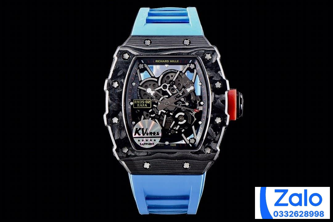 ĐỒNG HỒ NAM RICHARD MILLE RM35-02 REPLICA NHÀ MÁY KV DÂY ĐEO XANH 44MM ĐỒNG HỒ NAM RICHARD MILLE RM35-02 REPLICA NHÀ MÁY KV DÂY ĐEO XANH 44MM