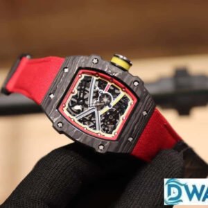 ĐỒNG HỒ NAM RICHARD MILLE RM67-02 FAKE CAO CẤP DÂY VẢI CANVAS ĐỎ 44MM 3 ĐỒNG HỒ NAM RICHARD MILLE RM67-02 FAKE CAO CẤP DÂY VẢI CANVAS ĐỎ 44MM