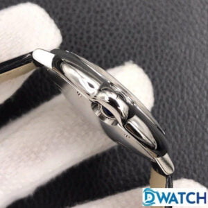 CARTIER BALLON BLEU W69016Z4 IMITATION WATCHES BLACK LEATHER STRAP V6 FACTORY 42MM 3 ĐỒNG HỒ NAM CARTIER BALLON BLEU W69016Z4 FAKE CAO CẤP NHÀ MÁY V6 TRẮNG 42MM