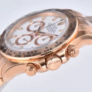 ĐỒNG HỒ NAM ROLEX DAYTONA CLEAN FACTORY REPLICA 1:1 VỎ VÀNG HỒNG 40MM 2 ĐỒNG HỒ NAM ROLEX DAYTONA LEAN FACTORY REPLICA 1:1 VỎ VÀNG HỒNG 40MM