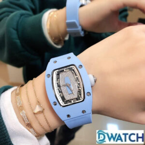 ĐỒNG HỒ NỮ RICHARD MILLE RM007-01 FAKE 1:1 DÂY CAO SU XANH TRẺ TRUNG 31MM 5 ĐỒNG HỒ NỮ RICHARD MILLE RM007-01 FAKE 1:1 DÂY CAO SU XANH TRẺ TRUNG 31MM